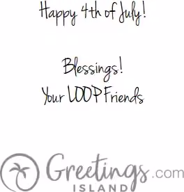Thank you greeting from LOOP family